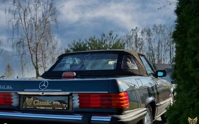 Mercedes-Benz SL cena 119000 przebieg: 166240, rok produkcji 1986 z Słubice małe 596